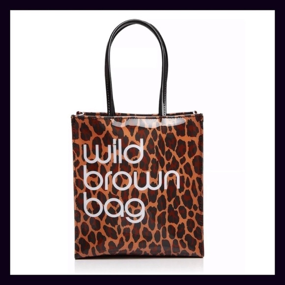 Bloomingdale’s Wild Brown Bag - Picture 3 of 4